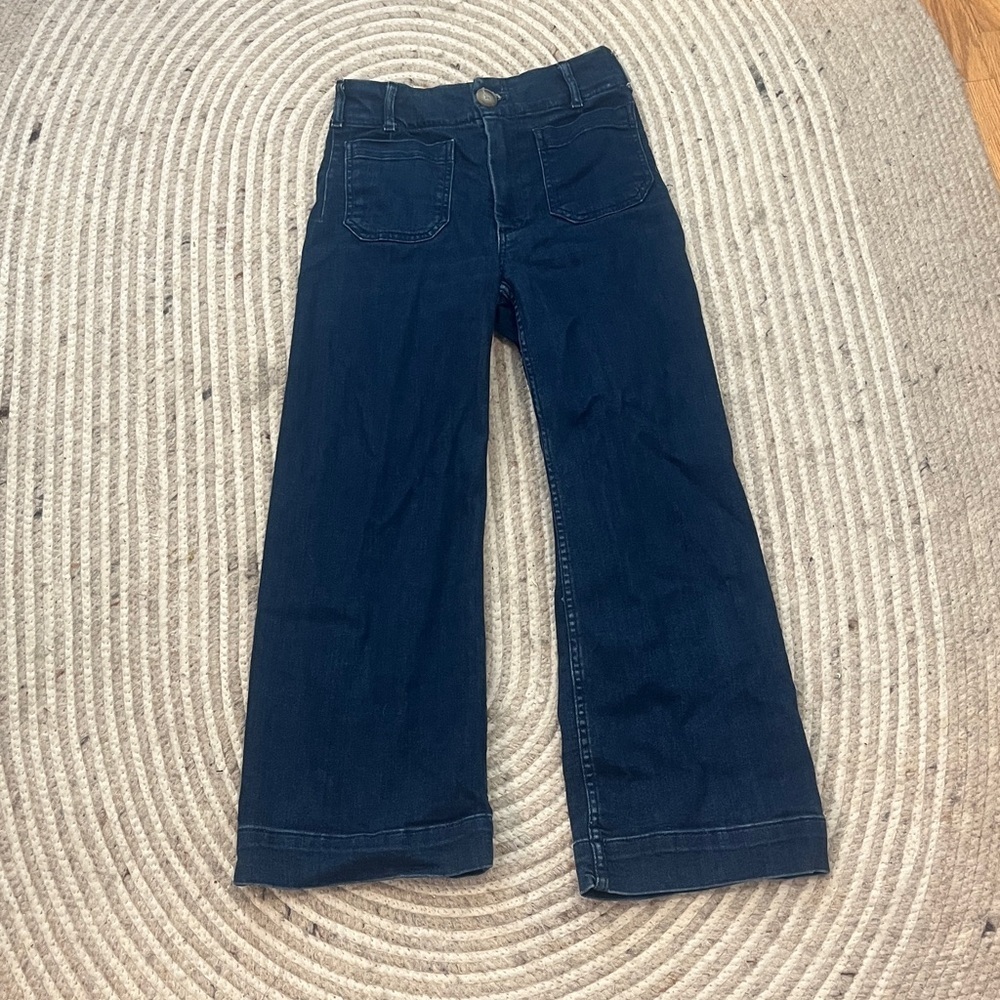 The Colette Crop High-Rise Wide Leg Jeans By Maeve - Picture 5 of 9